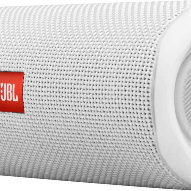 JBL Flip 5 Portable Bluetooth Speaker (White)