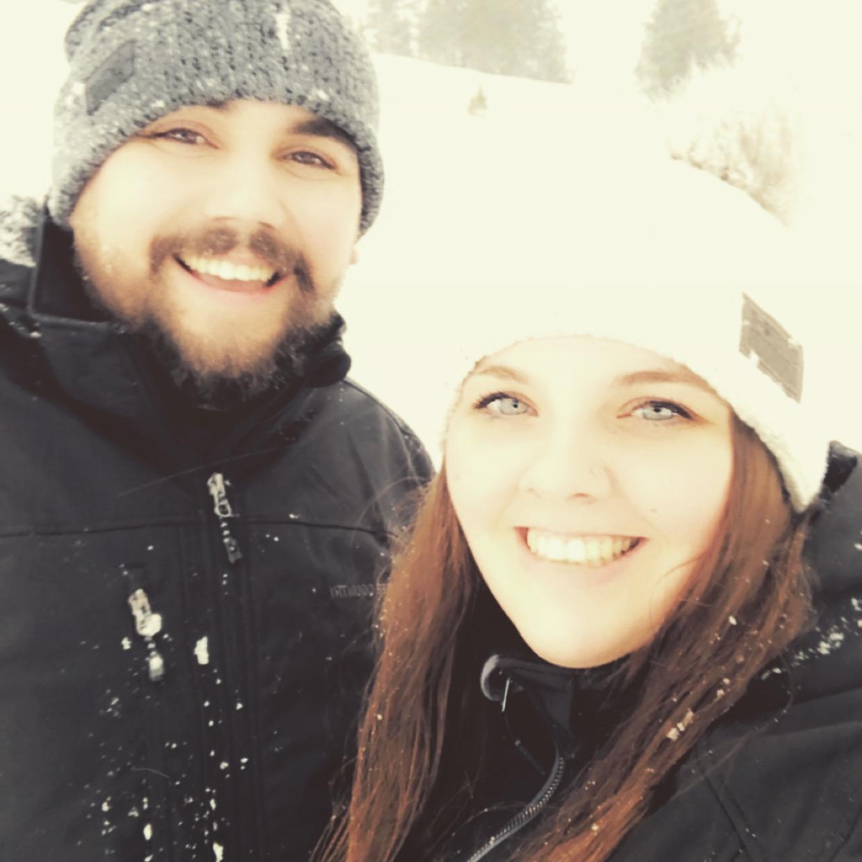 Snow date at Mt Hood! This was a cold day..