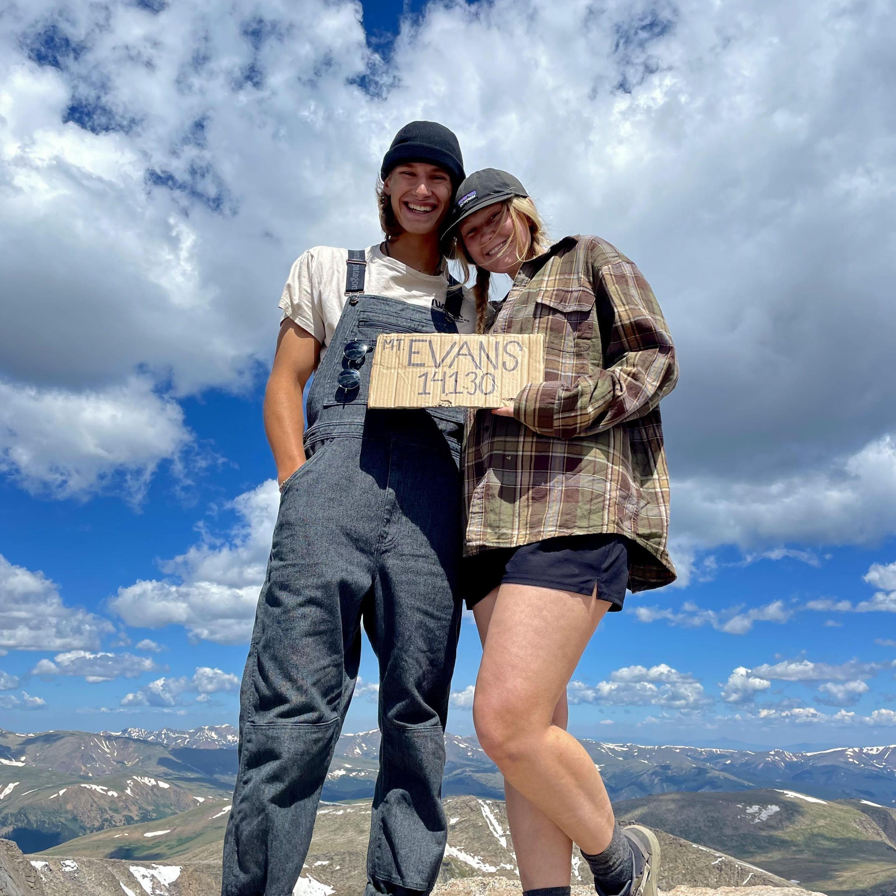Hannah's first 14er