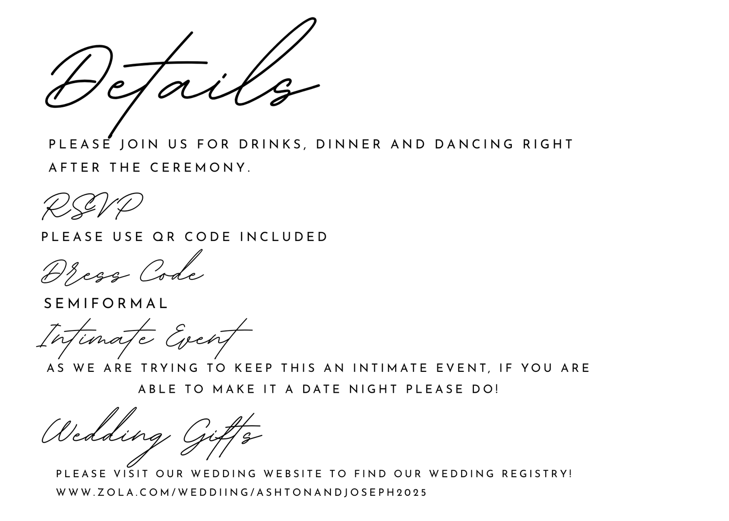 The Wedding Website of Ashton Priester and Joseph Sosa