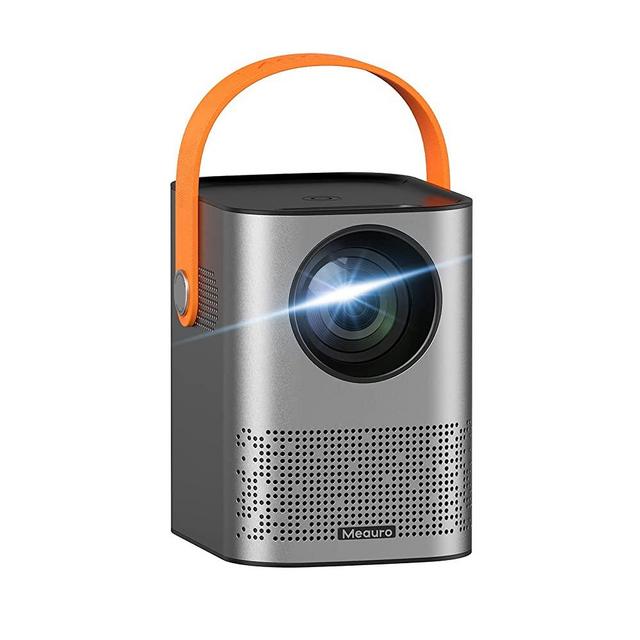 Meauro Projector,Smart WiFi Mini Projector 1080P FHD,Portable Movie Projector with Dual Speakers,6000 Lumen,Auto Keystone Correction,80000 Hrs LED Lamp Life for Home Entertainment