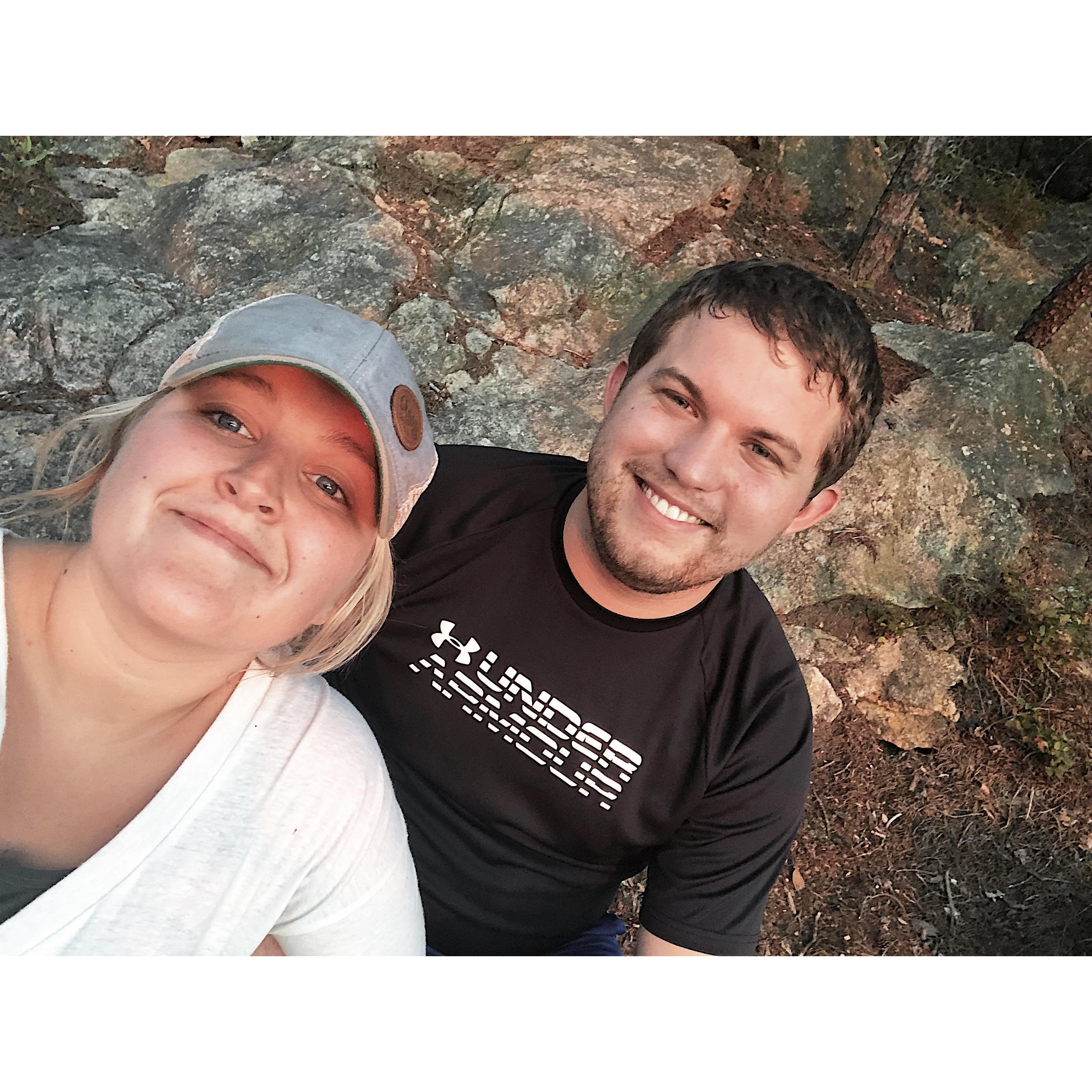 Sam's birthday when Kev crafted the perfect day ending in a sunset hike!