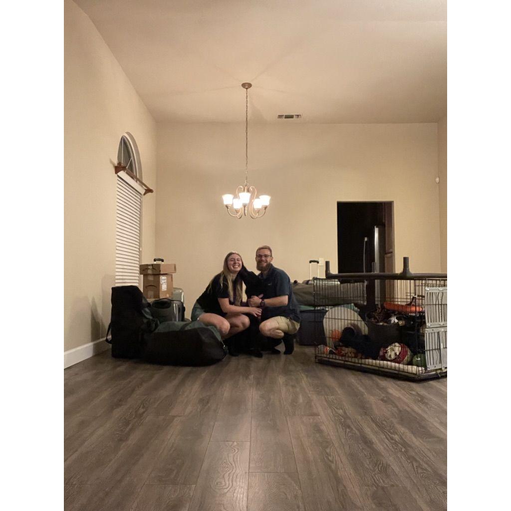 In 2022 we moved out of our parents homes and moved in together!