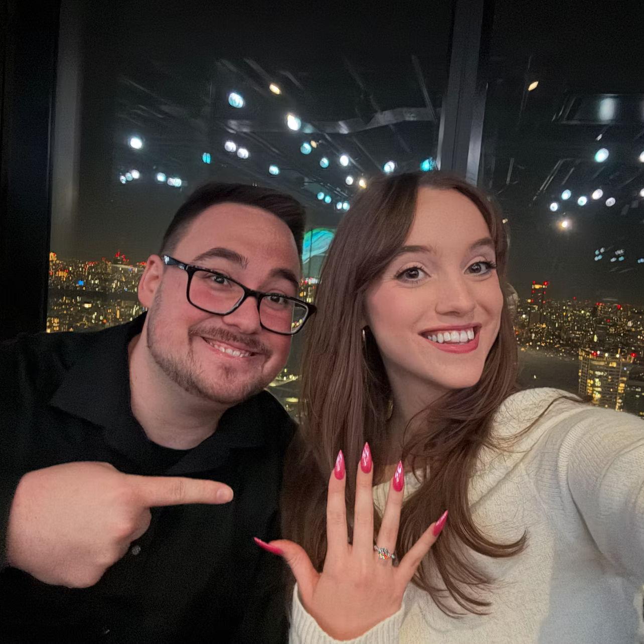 Right after the proposal
