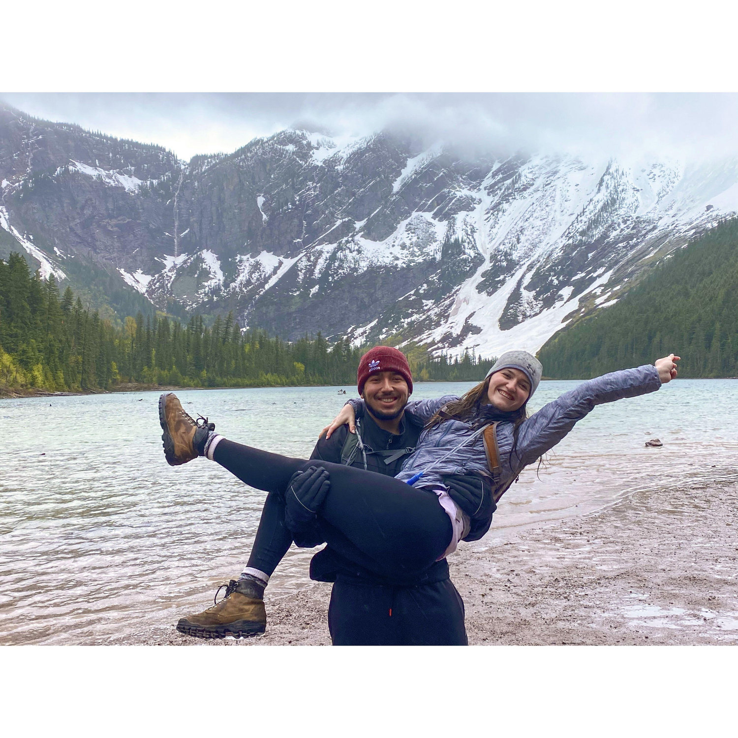 The Squad took a trip to Montana to celebrate college graduation, and us Texas kids had no idea it could be so cold in May! We spent the week hiking in about 40ºF weather!