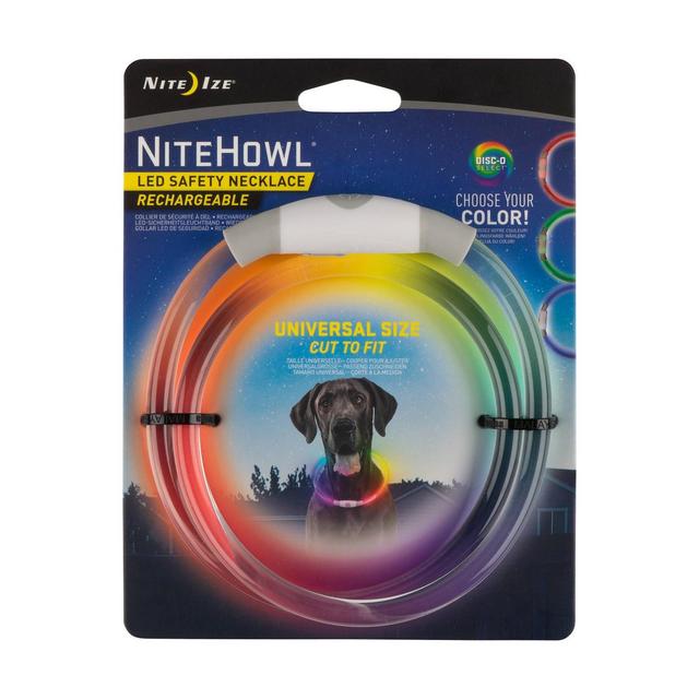 Nite Ize Howl Rechargeable Disco Dog Collor
