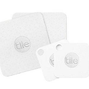 Tile Mate & Slim Combo Pack, Key/Wallet/Item Finder, 4-pack