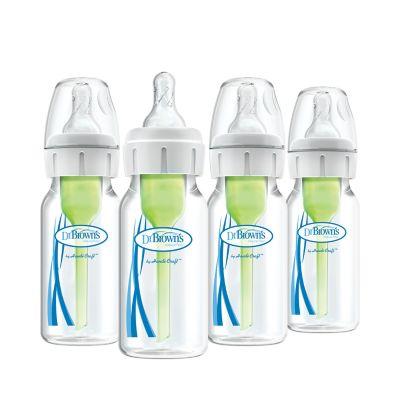 Dr. Brown's® Options+™ Narrow Neck 4-Pack 4 oz. Baby Bottles
