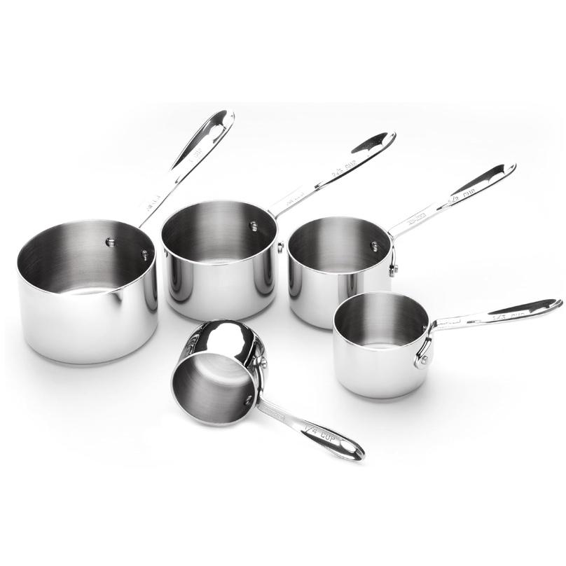 All-Clad Stainless Steel Measuring Cups, Set of 5