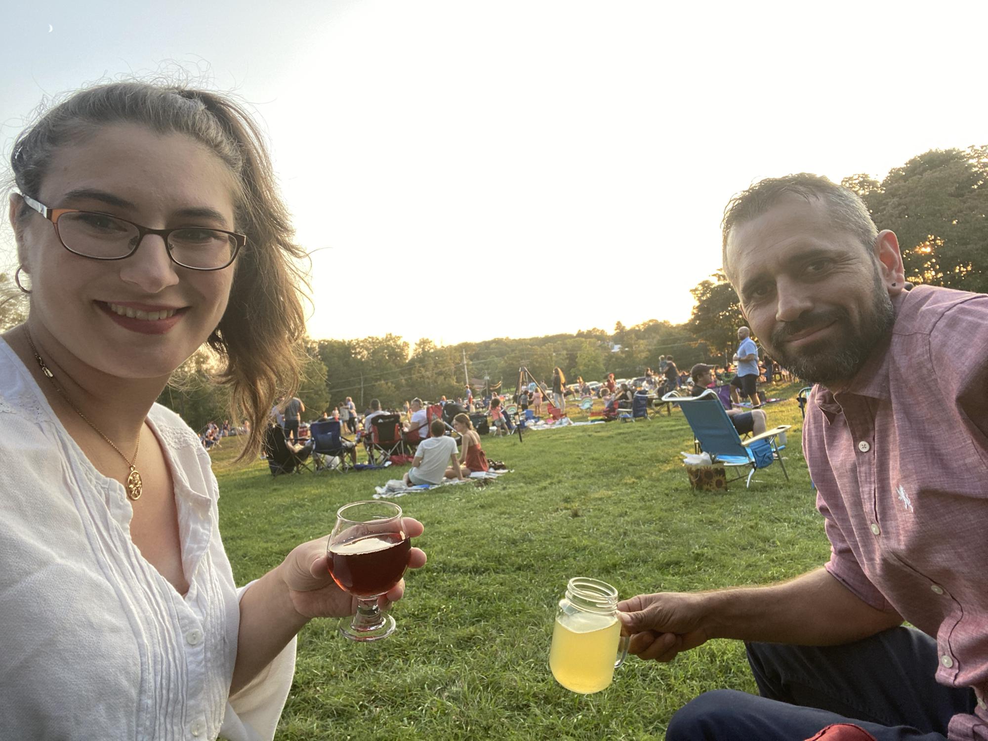 Chilling at Burnt Mills Cider
9-11-21