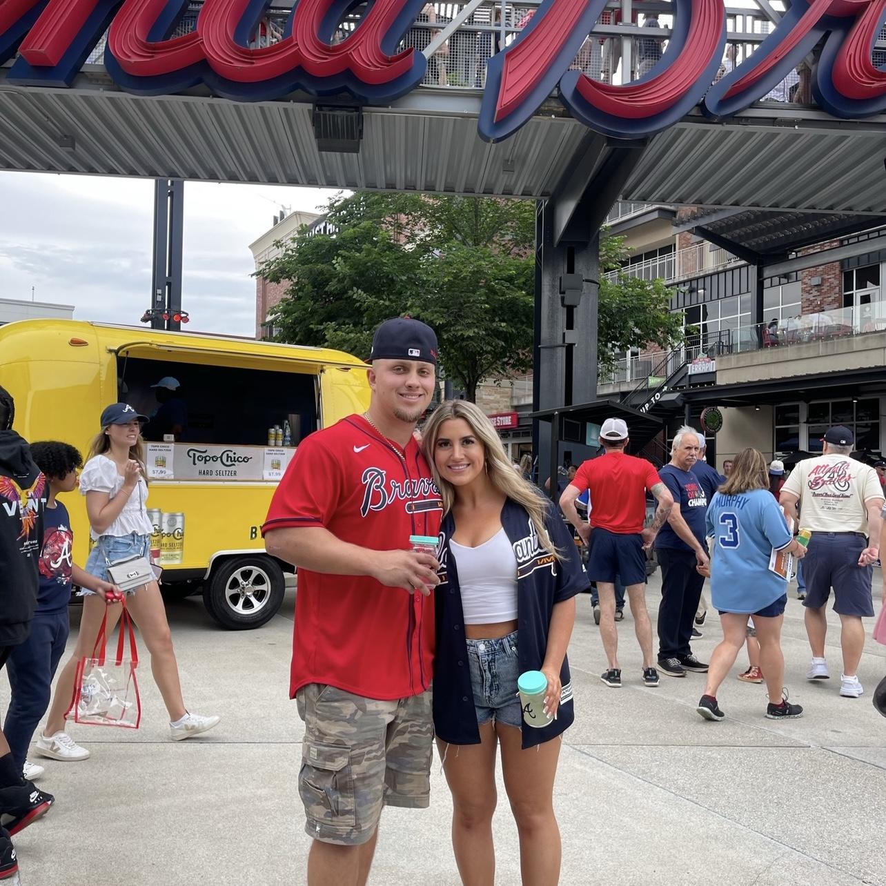 Our favorite thing to do when we lived in Atlanta! Go braves!