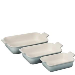 Le Creuset Heritage 3-Piece Rectangular Baking Dish Set