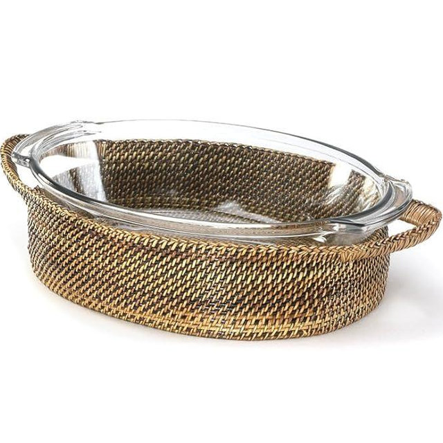 Calaisio Oval Casserole Basket with Anchor Roaster, 4QT
