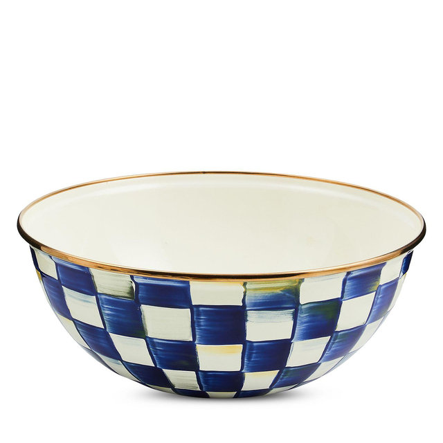 Mackenzie-Childs Royal Check Medium Everyday Bowl