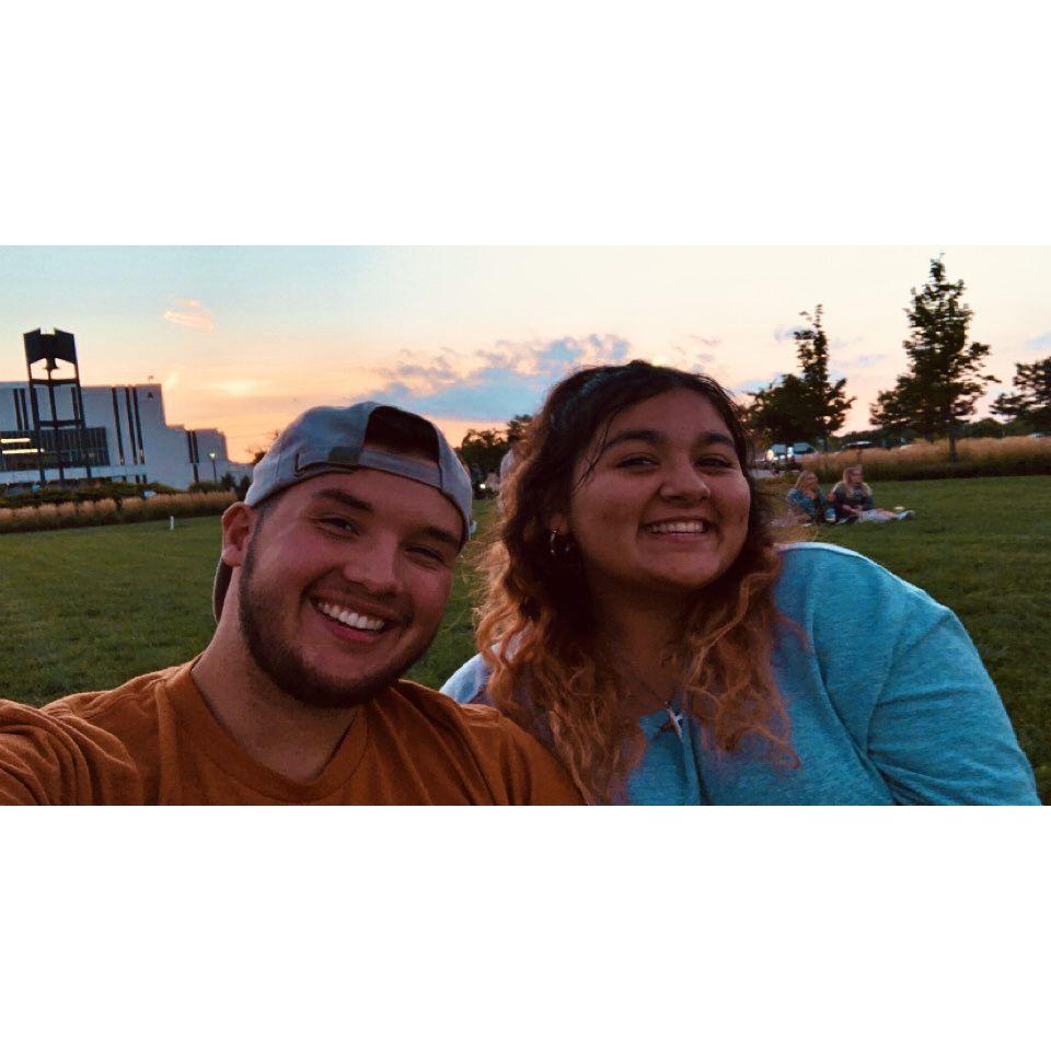 Movie Night at Joliet Junior College, the community college Lance went to!