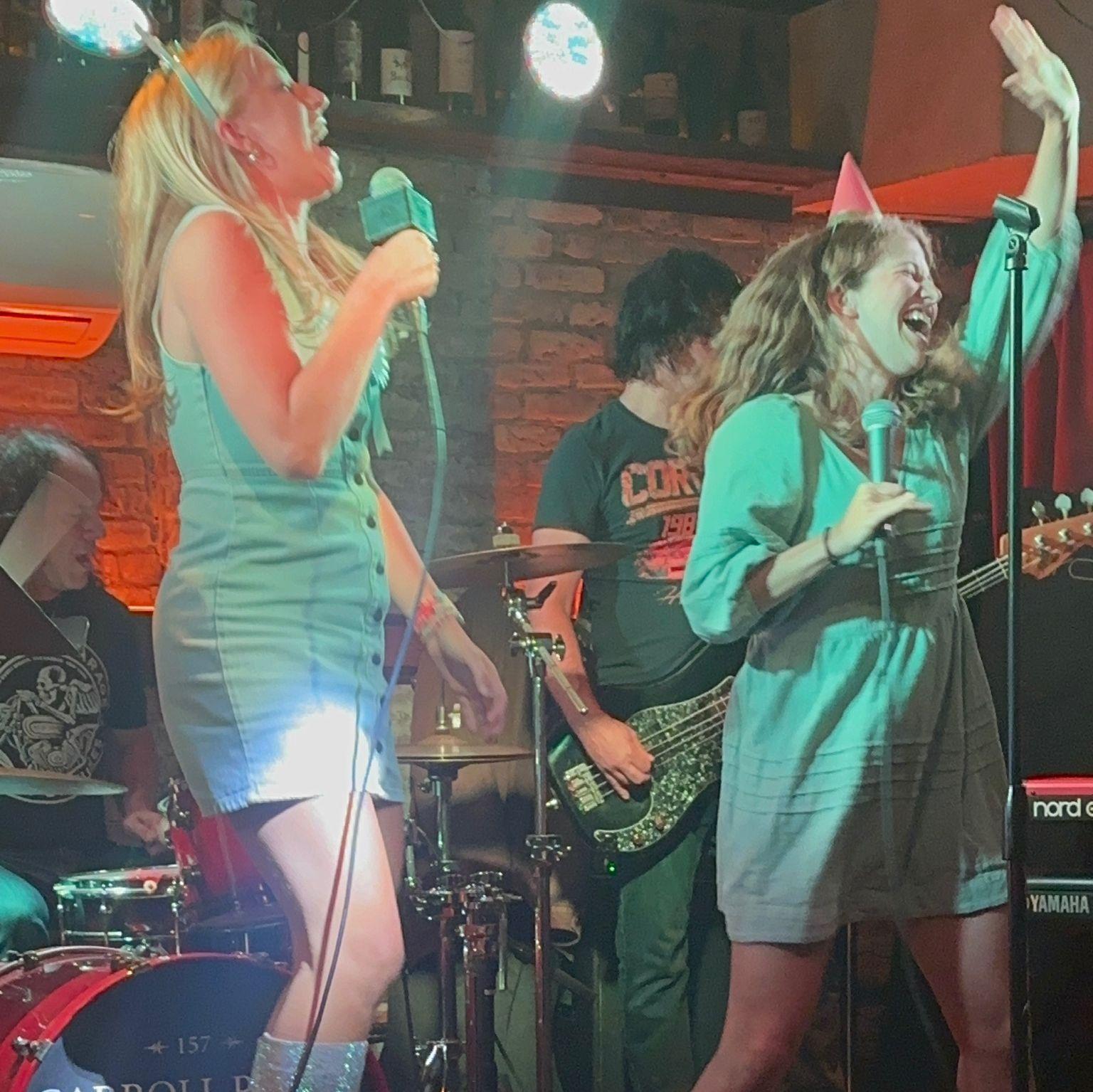 Expecting our wedding guests to bring this energy to Friday night karaoke