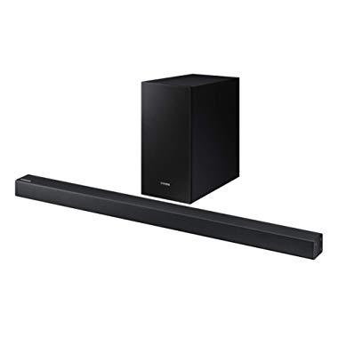 Samsung 2.1 Soundbar HW-R450 with Wireless Subwoofer, Bluetooth Compatible, Smart Sound Mode, Game Mode, 200-Watts