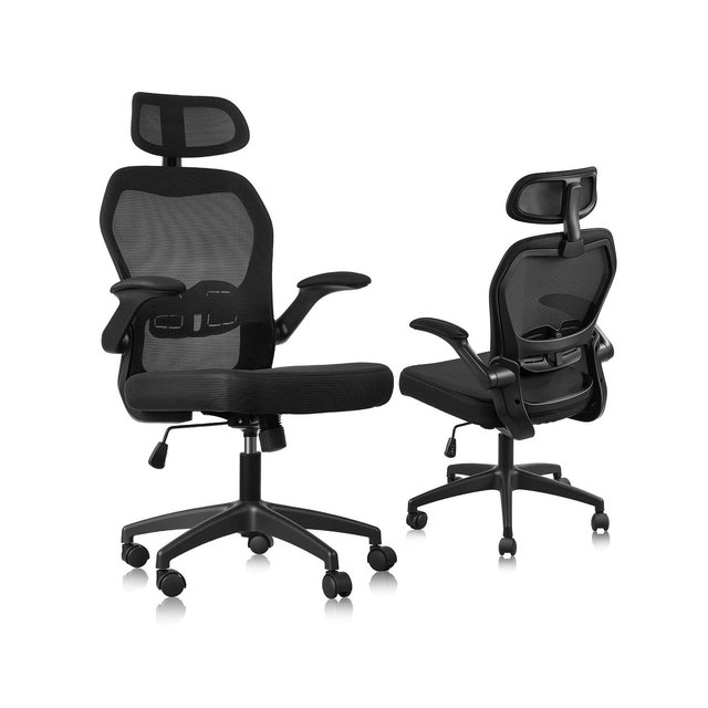 Ergonomic Mesh Office Chair with Lumbar Support and Rocking Function