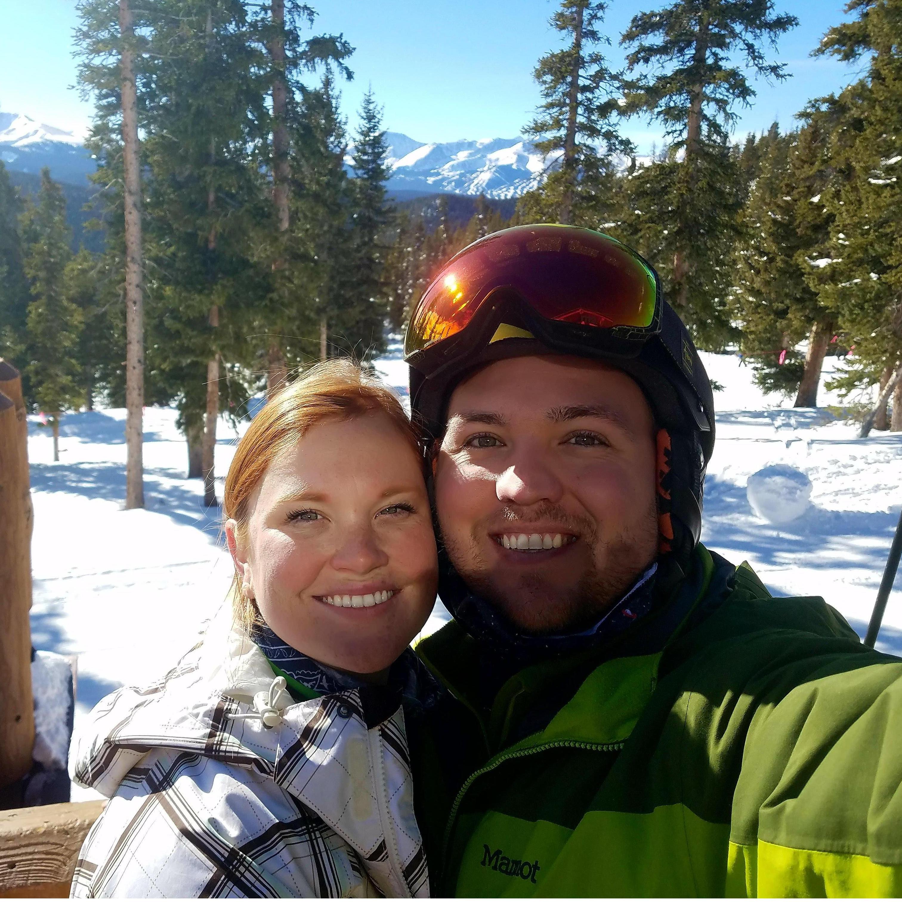 Our favorite place would definitely be in the mountains.