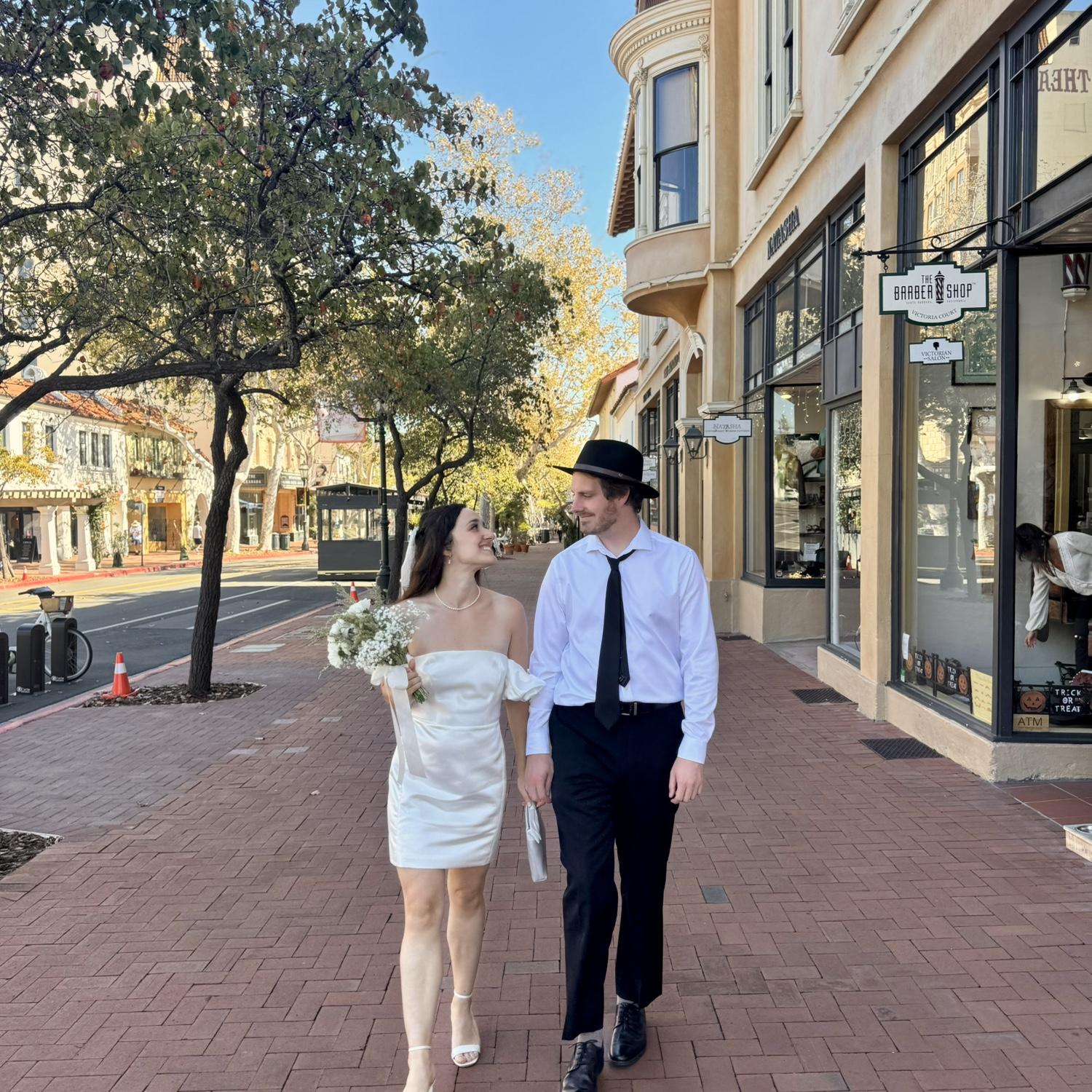 Eloped and said “I do” in the place where it all began, Santa Barbara, October 20, 2025
