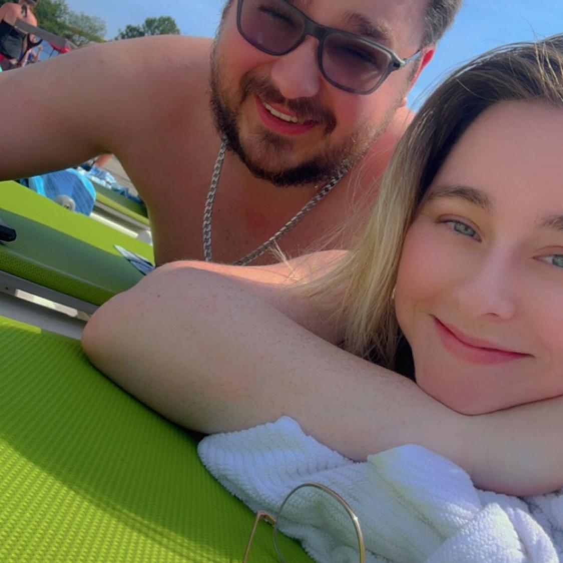 At the pool