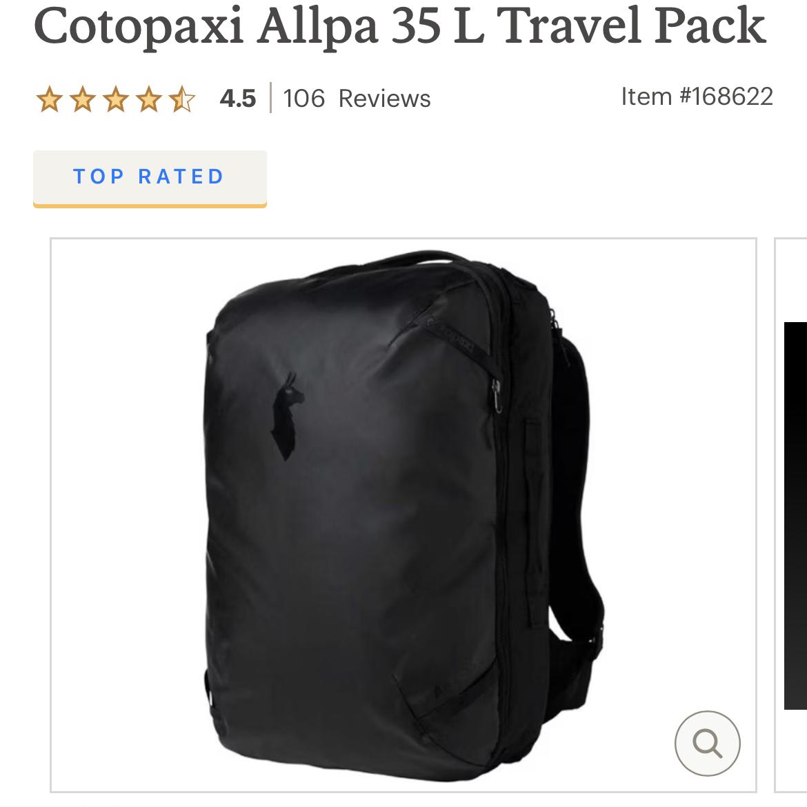 Cotopaxi Allpa 35 L Travel Pack | REI Co-op