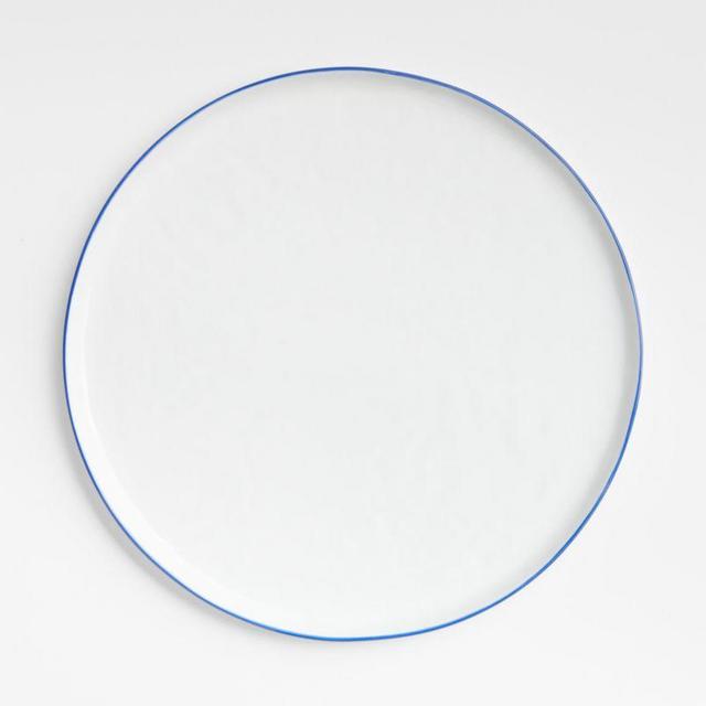 Mercer Blue Rim Dinner Plate