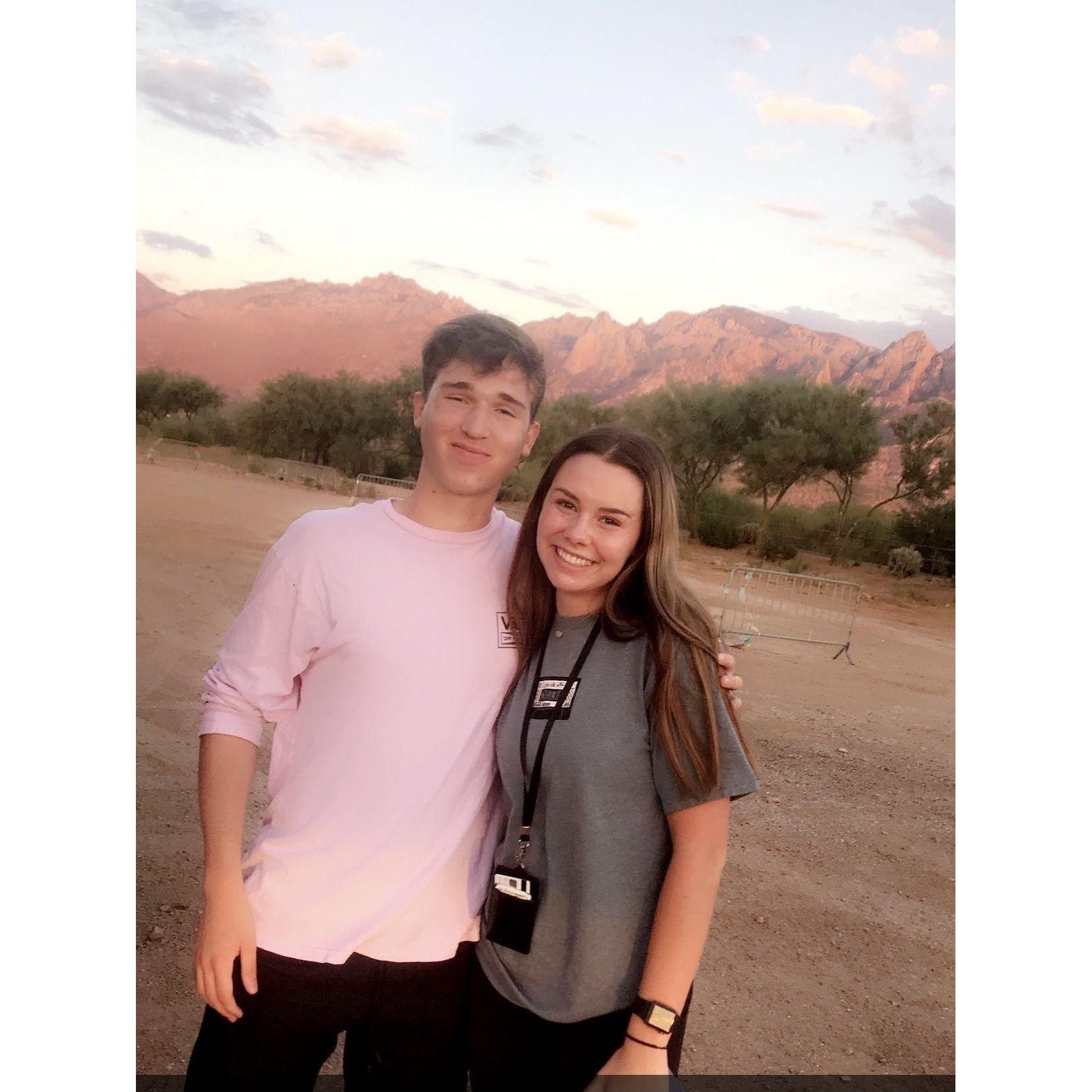 our very FIRST date!