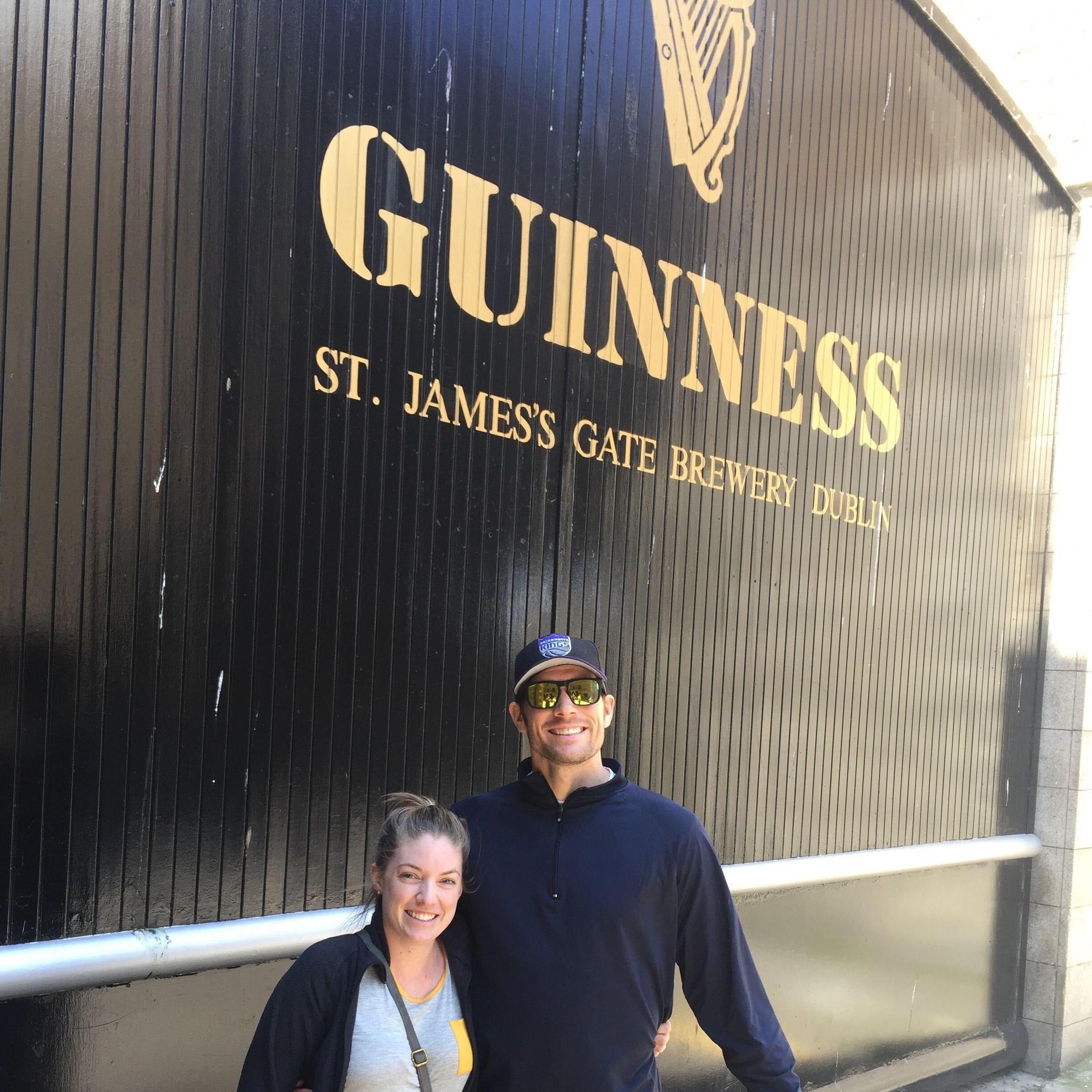 First thing to do after setting foot in Ireland? Head for the Guinness brewery, of course.