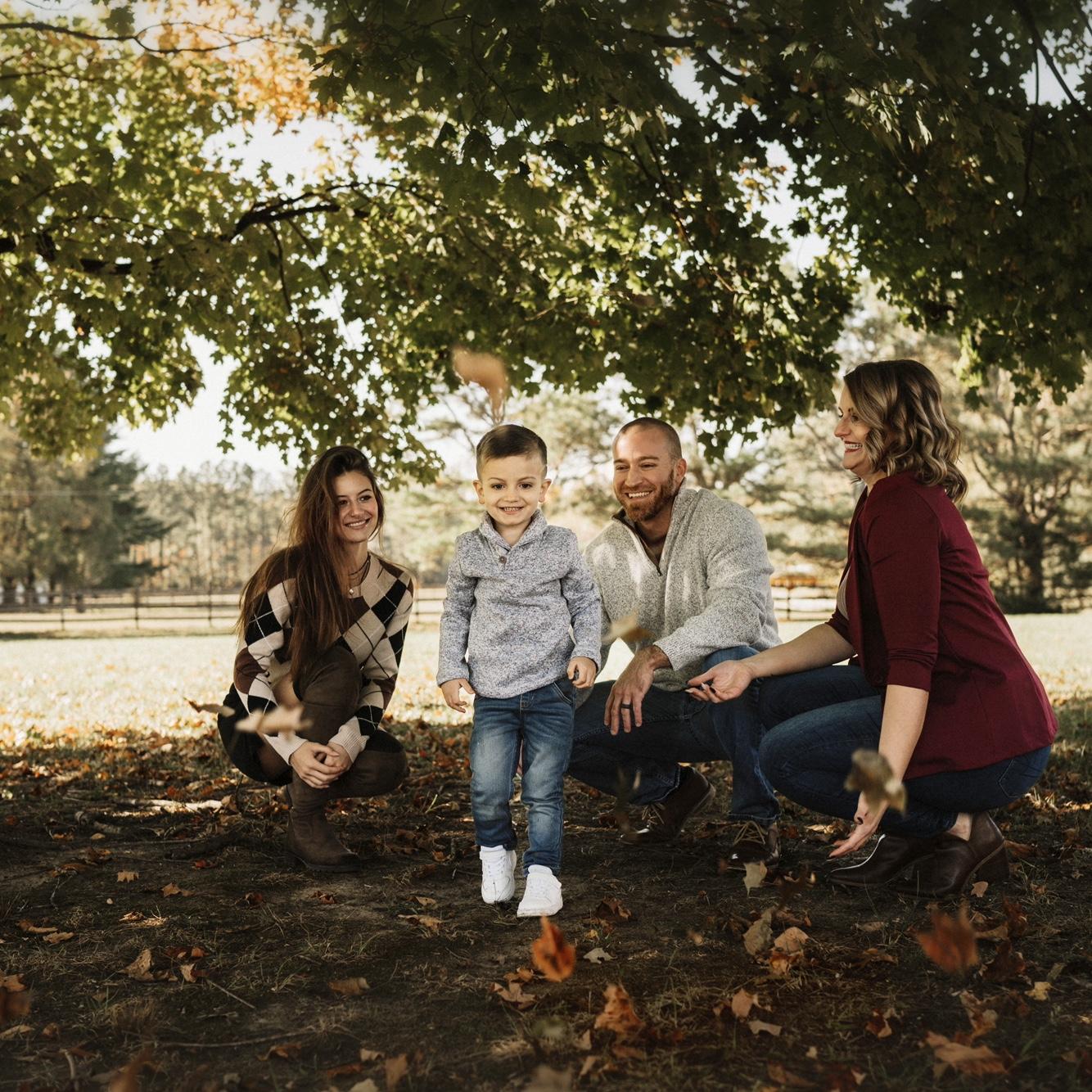 “Falling” in love with our family