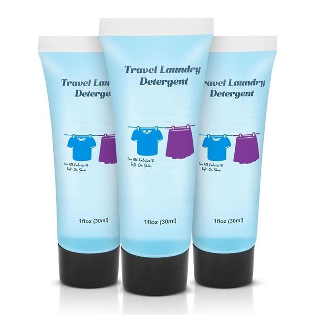 Travel Size Liquid Laundry Detergent 1floz,Travel Laundry Detergent for Hand Washing,Laundry Soap Travel Size Suitable for All Fabrics in the sink in Hotel,Air Bnb (10)