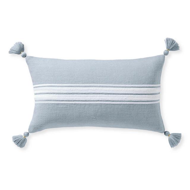 Addie Stripe Tassel Pillow Cover