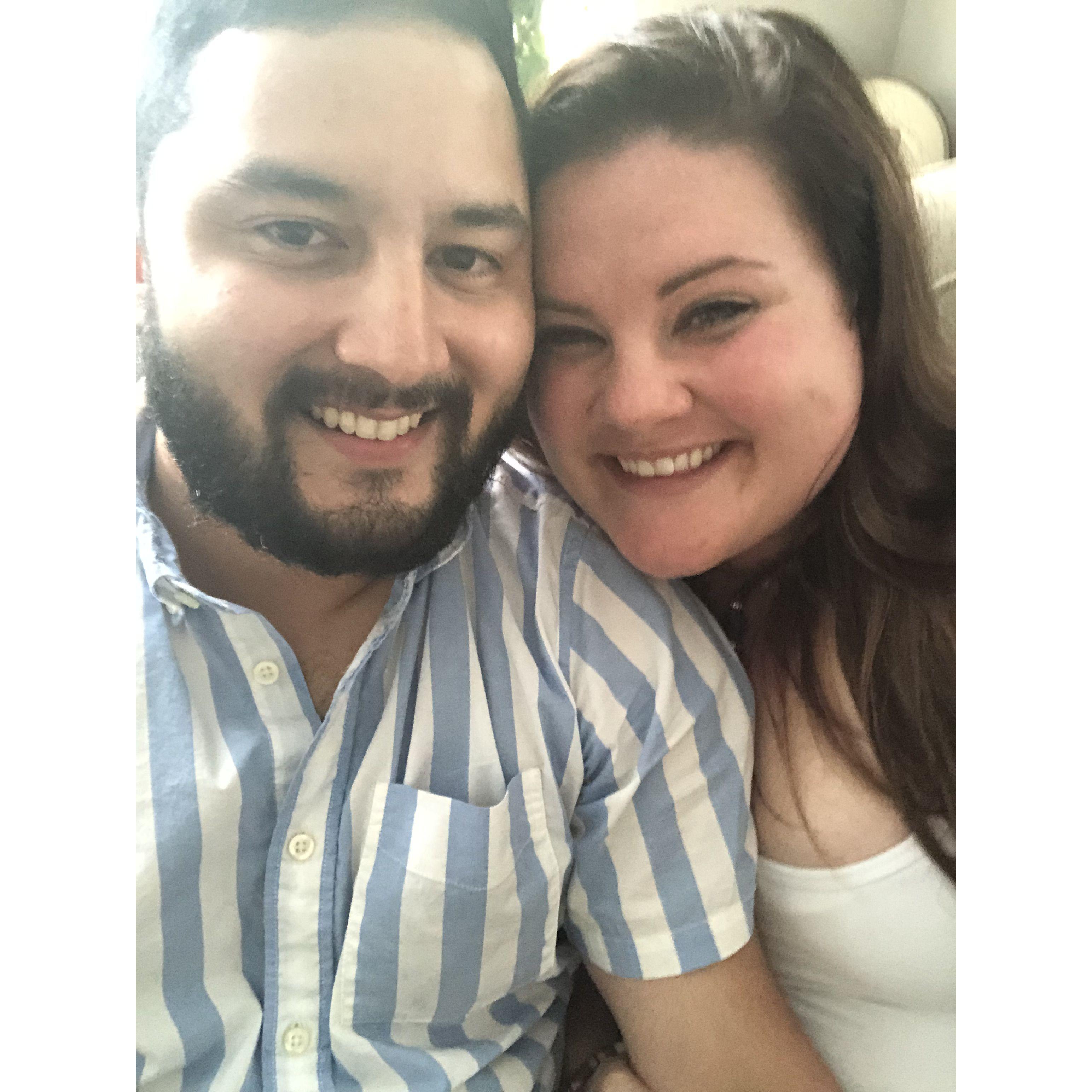 This was our first picture together on our third date.