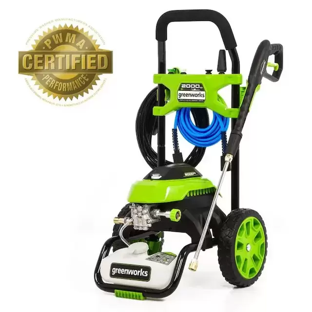 Greenworks 2000-PSI 1.2-Gallon Cold Water Electric Pressure Washer