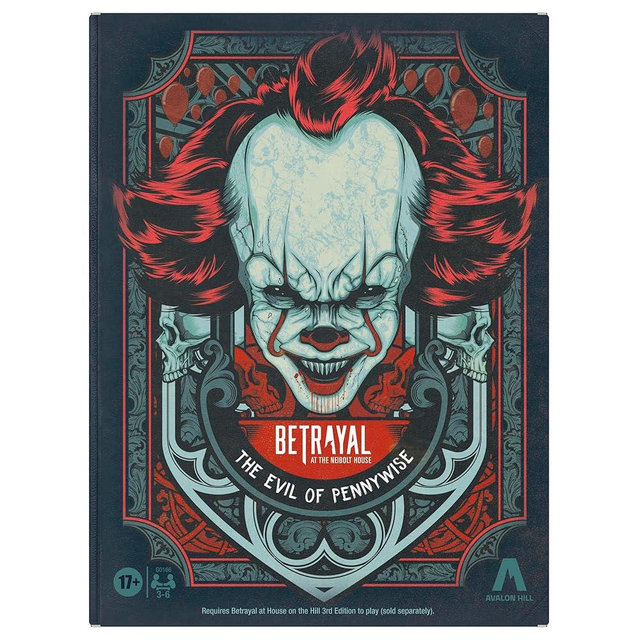 Hasbro Gaming Avalon Hill Betrayal at The Neibolt House: The Evil of Pennywise Expansion | Ages 17+ | 3-6 Players