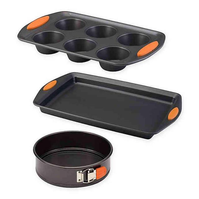 Rachael Ray™ Oven Lovin' Nonstick Bakeware Collection in Grey/Orange
