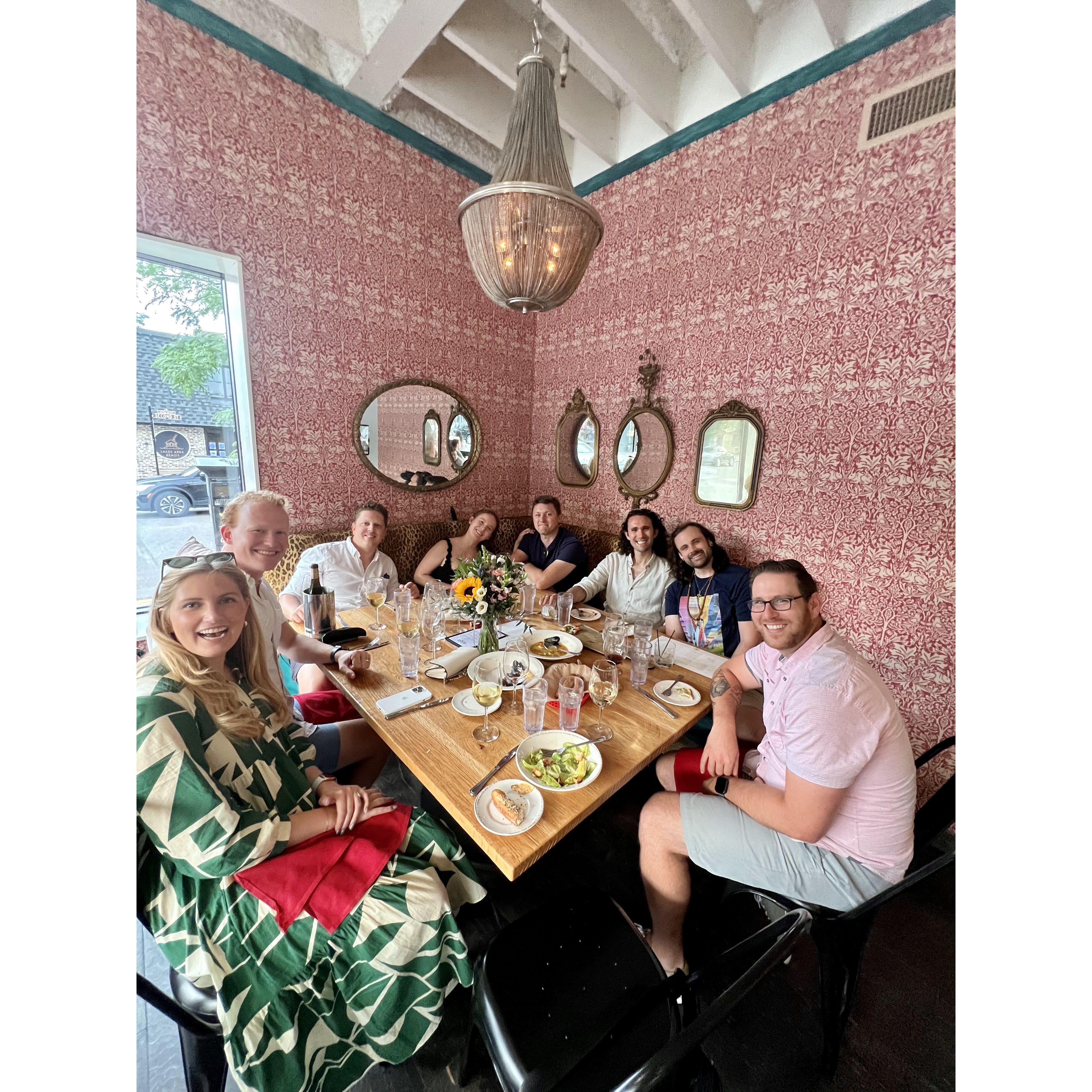 Our surprise engagement party...well surprise to Christina at least!