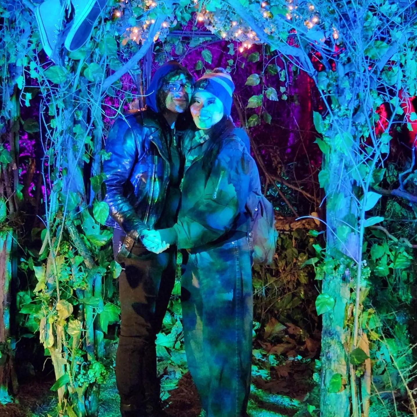 Us at the Harry Potter Forbidden forest