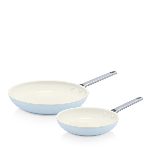 GreenPan Padova 8" and 10" Ceramic Non-Stick Open Fry Pan Set