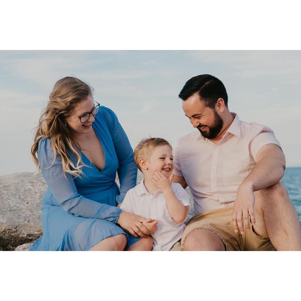 All engagement and wedding photos are taken by Liz Seonbuchner Photography.