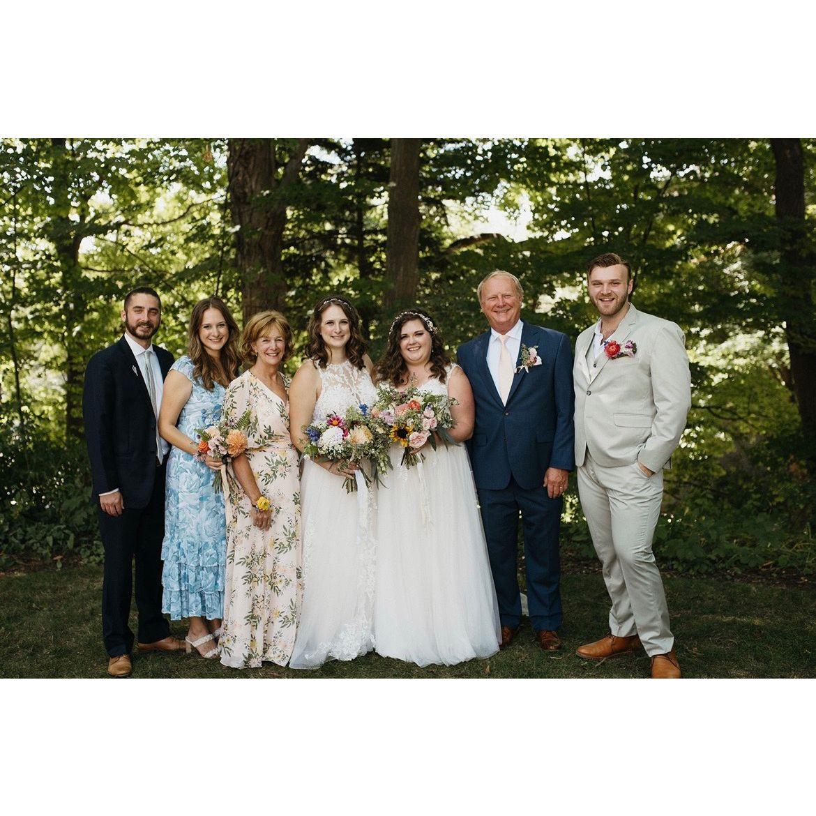 Kelsey's sister Katie and her wife Marly's beautiful wedding! We'll be saying our vows almost exactly one year later.