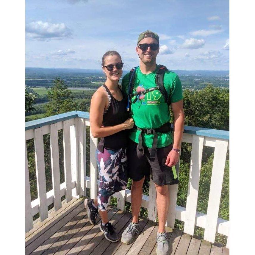 Our first hike together... and our first picture together!! 2019