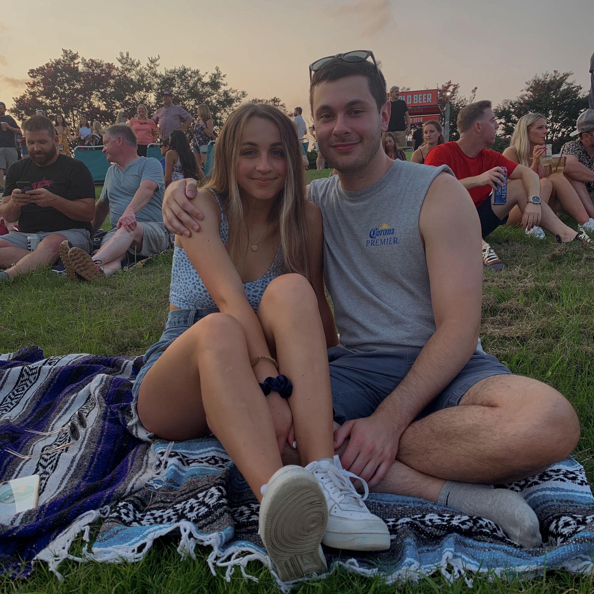 July 2021 Raleigh, NC. First concert together!