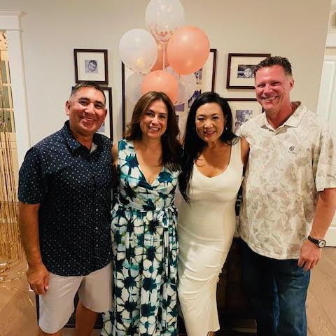 with our besties, Corina and Angelo