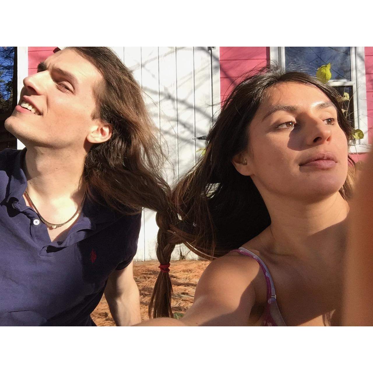 First Hair Connection😆