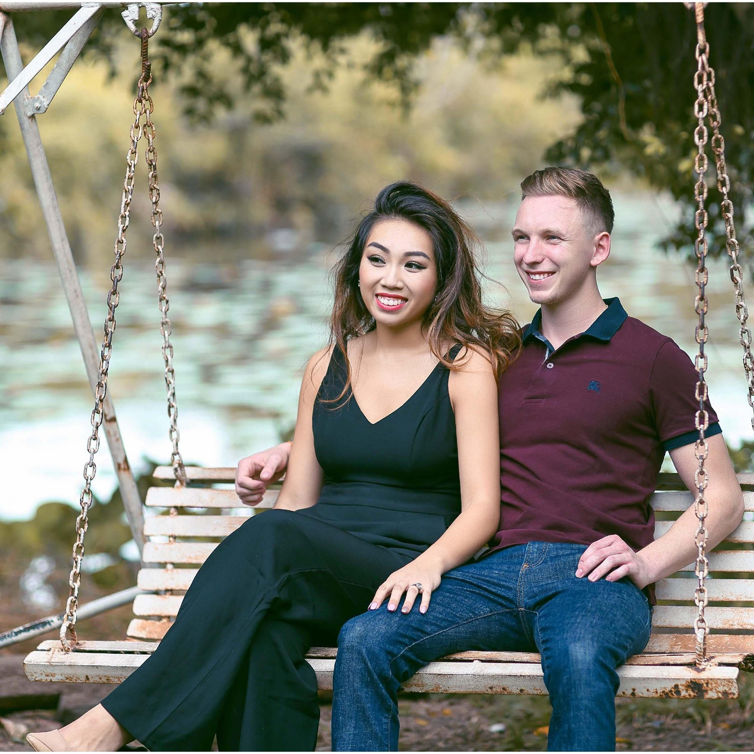 Before he popped the question