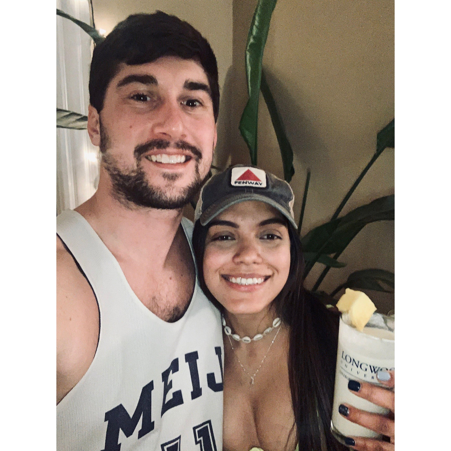 Originally we intended to take a trip to Florida in winter of 2020, but due to the shutdown, we had to cancel those plans. Instead, we opted to host a beach party in Boston, braving the 30-degree weather. We put on our bathing suits and enjoyed some Pina Coladas