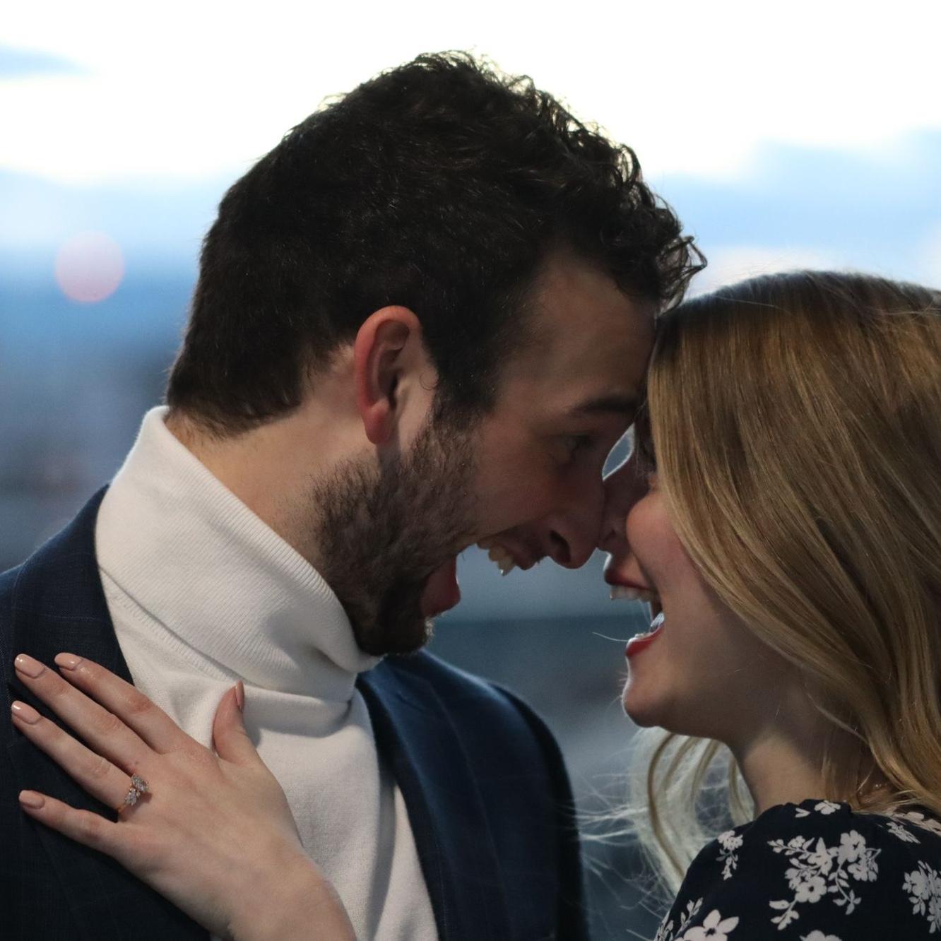 Engaged. Happy. So happy.