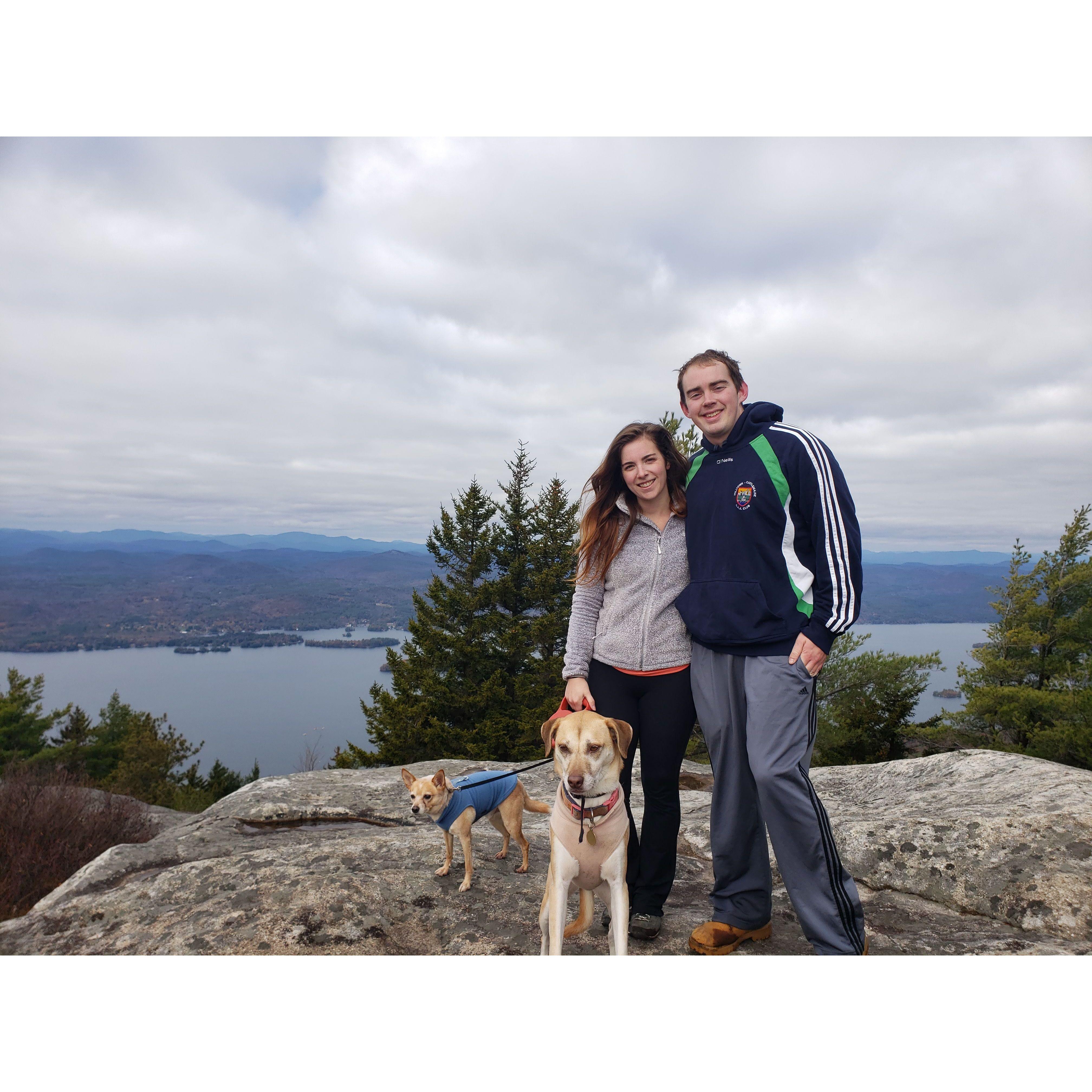 Our First Hike! Buck Mountain, Adirondacks NY, November 2019