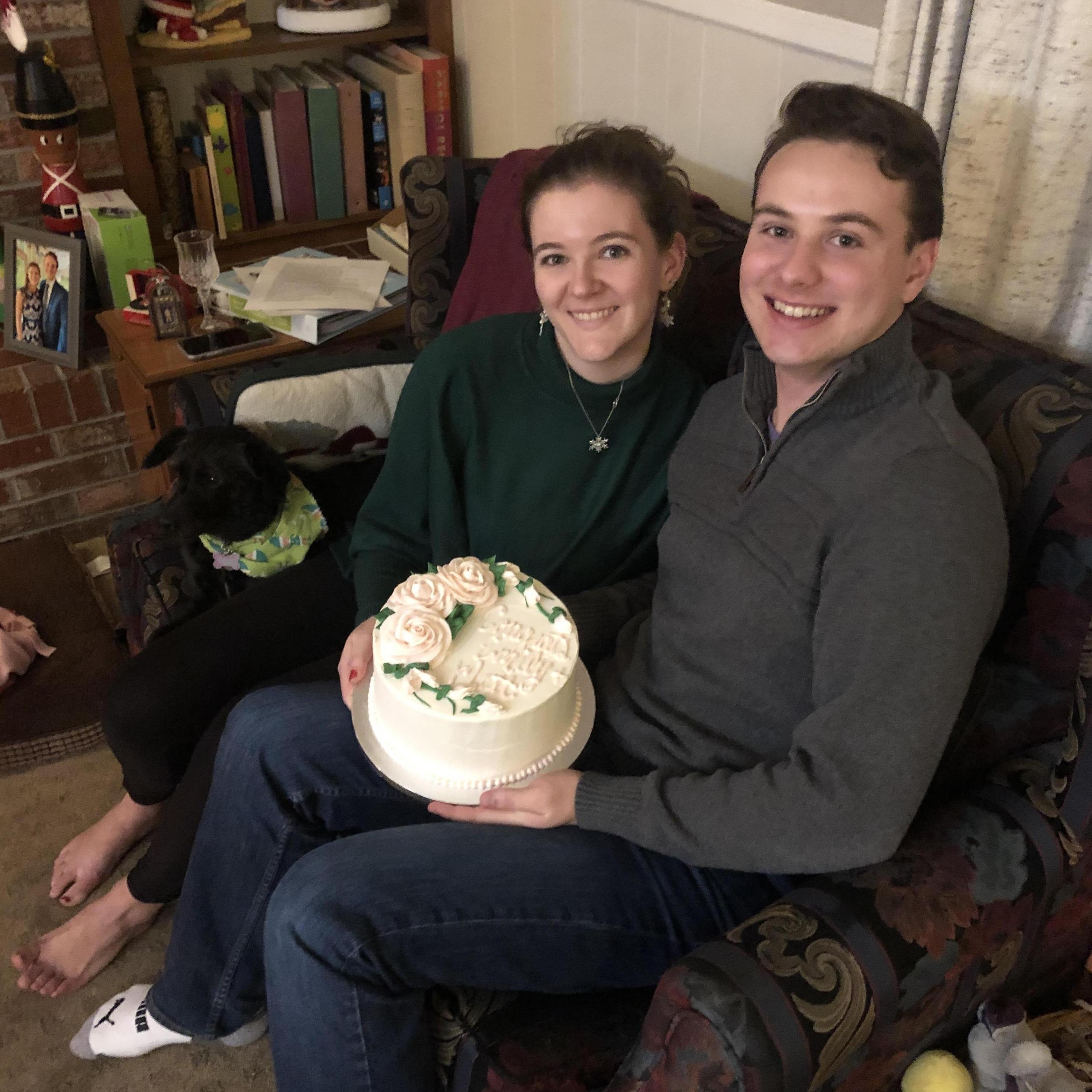 Celebrating our engagement!